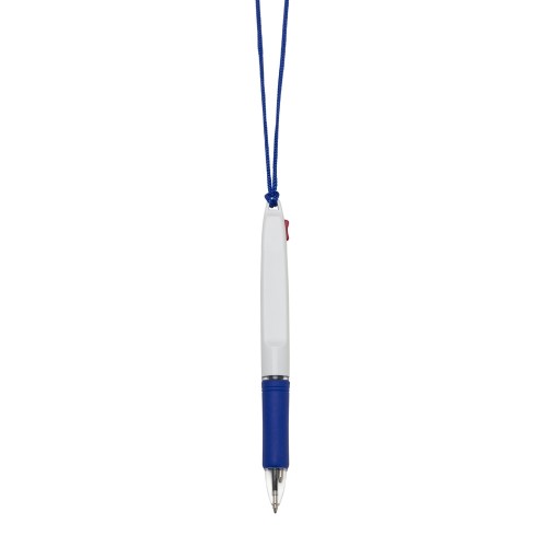 Caneta 2 Cores com Cordão